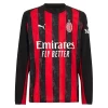 Fotbalové Dresy AC Milan 2025-26 Domácí Dres Mužské Dlouhý Rukáv