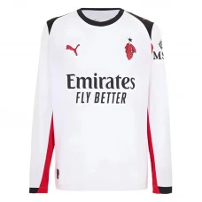 Fotbalové Dresy AC Milan 2025-26 Venkovní Dres Mužské Dlouhý Rukáv