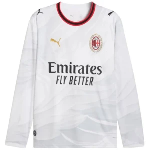 Fotbalové Dresy AC Milan 2026-27 Venkovní Dres Mužské Dlouhý Rukáv