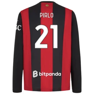 Fotbalové Dresy AC Milan Andrea Pirlo #21 2026-27 Domácí Dres Mužské Dlouhý Rukáv