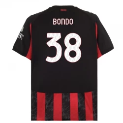 Fotbalové Dresy AC Milan Bondo #38 2025-26 Domácí Dres Mužské