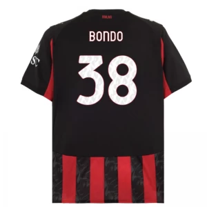 Fotbalové Dresy AC Milan Bondo #38 2025-26 Domácí Dres Mužské