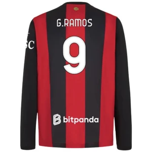 Fotbalové Dresy AC Milan G. Ramos #9 2026-27 Domácí Dres Mužské Dlouhý Rukáv