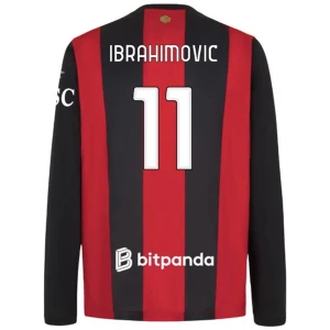 Fotbalové Dresy AC Milan Ibrahimovic #11 2026-27 Domácí Dres Mužské Dlouhý Rukáv