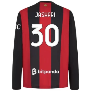 Fotbalové Dresy AC Milan Jashari #30 2026-27 Domácí Dres Mužské Dlouhý Rukáv
