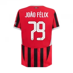 Fotbalové Dresy AC Milan Joao Felix #79 2024-25 UCL Domácí Dres Mužské