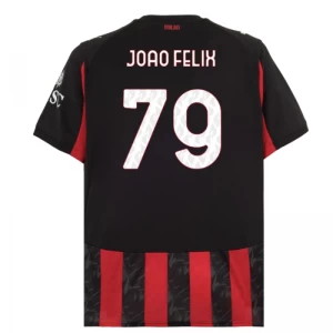 Fotbalové Dresy AC Milan Joao Felix #79 2025-26 Domácí Dres Mužské