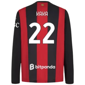 Fotbalové Dresy AC Milan Kaka #22 2026-27 Domácí Dres Mužské Dlouhý Rukáv