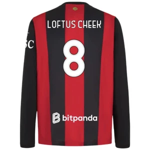 Fotbalové Dresy AC Milan Loftus Cheek #8 2026-27 Domácí Dres Mužské Dlouhý Rukáv