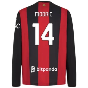 Fotbalové Dresy AC Milan Modric #14 2026-27 Domácí Dres Mužské Dlouhý Rukáv