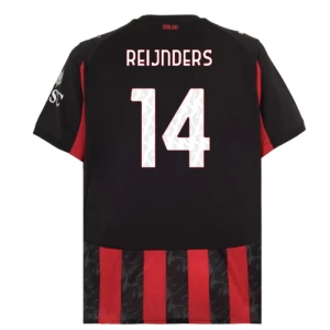 Fotbalové Dresy AC Milan Reijnders #14 2025-26 Domácí Dres Mužské