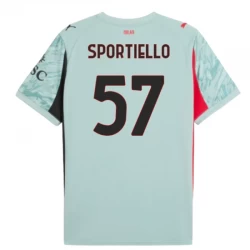 Fotbalové Dresy AC Milan Sportiello #57 2025-26 Brankářský Domácí Dres Mužské