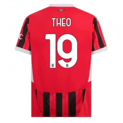 Fotbalové Dresy AC Milan Theo Hernández #19 2024-25 Domácí Dres Mužské