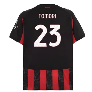 Fotbalové Dresy AC Milan Tomori #23 2025-26 Domácí Dres Mužské