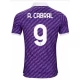 Fotbalové Dresy ACF Fiorentina A. Cabral #9 2023-24 Domácí Dres Mužské