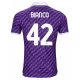 Fotbalové Dresy ACF Fiorentina Bianco #42 2023-24 Domácí Dres Mužské