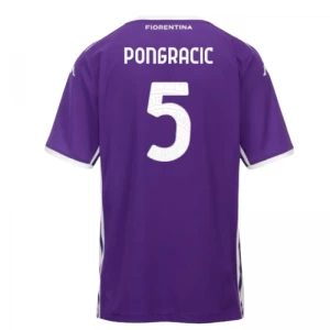 Fotbalové Dresy ACF Fiorentina Pongracic #5 2025-26 Domácí Dres Mužské