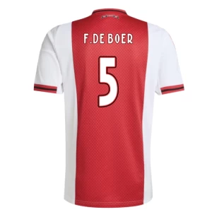 Fotbalové Dresy AFC Ajax Amsterdam F. De Boer #5 2025-26 Domácí Dres Mužské