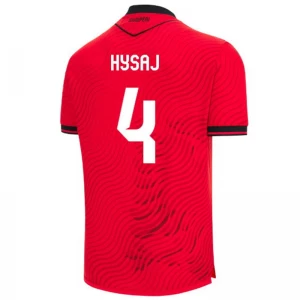 Fotbalové Dresy Albánie Hysaj #4 2026 Domácí Dres Mužské