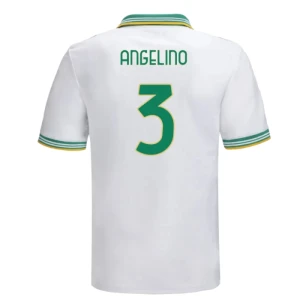 Fotbalové Dresy Angelino #3 AS Roma 2025-26 Třetí Dres Mužské