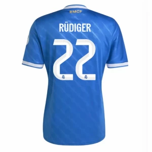 Fotbalové Dresy Antonio Rudiger #22 Real Madrid 2025-26 Třetí Dres Mužské