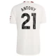 Fotbalové Dresy Antony #21 Manchester United 2023-24 Alternativní Dres Mužské