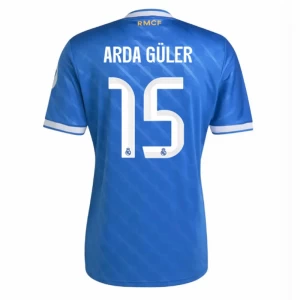 Fotbalové Dresy Arda Güler #15 Real Madrid 2025-26 Třetí Dres Mužské