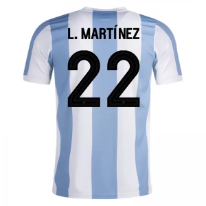 Fotbalové Dresy Argentina L. Martinez #22 2024 50th Anniversary Domácí Dres Mužské