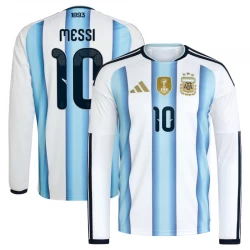 Fotbalové Dresy Argentina Lionel Messi #10 2026 Domácí Dres Mužské Dlouhý Rukáv