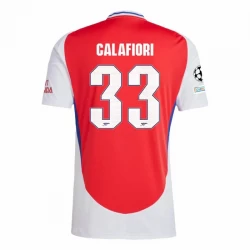 Fotbalové Dresy Arsenal FC Calafiori #33 2024-25 UCL Domácí Dres Mužské