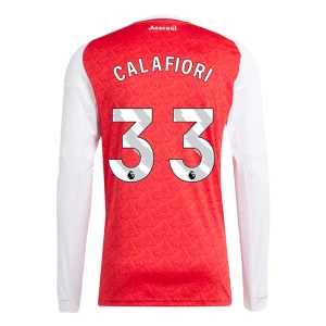 Fotbalové Dresy Arsenal FC Calafiori #33 2025-26 Domácí Dres Mužské Dlouhý Rukáv
