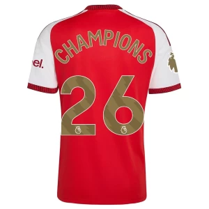 Fotbalové Dresy Arsenal FC Champions #26 2026-27 Gold Domácí Dres Mužské