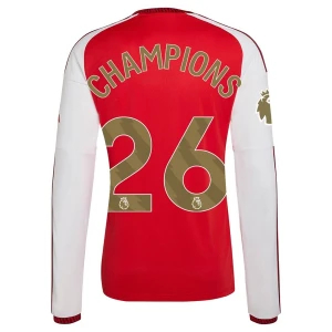 Fotbalové Dresy Arsenal FC Champions 26 Gold 2026-27 Domácí Dres Mužské Dlouhý Rukáv