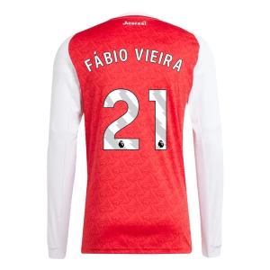 Fotbalové Dresy Arsenal FC Fabio Vieira #21 2025-26 Domácí Dres Mužské Dlouhý Rukáv