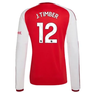 Fotbalové Dresy Arsenal FC J. Timber #12 2026-27 Domácí Dres Mužské Dlouhý Rukáv