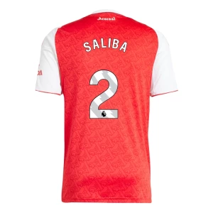Fotbalové Dresy Arsenal FC William Saliba #2 2025-26 Domácí Dres Mužské