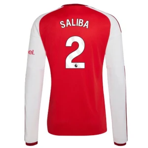 Fotbalové Dresy Arsenal FC William Saliba #2 2026-27 Domácí Dres Mužské Dlouhý Rukáv