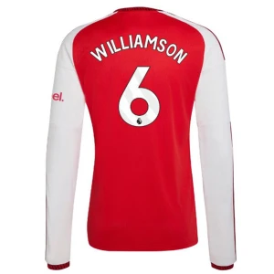 Fotbalové Dresy Arsenal FC Williamson #6 2026-27 Domácí Dres Mužské Dlouhý Rukáv