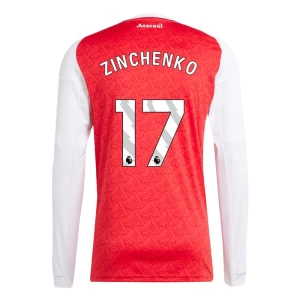 Fotbalové Dresy Arsenal FC Zinchenko #17 2025-26 Domácí Dres Mužské Dlouhý Rukáv