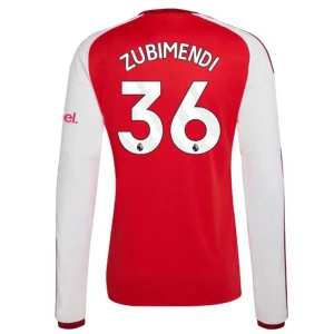 Fotbalové Dresy Arsenal FC Zubimendi #36 2026-27 Domácí Dres Mužské Dlouhý Rukáv