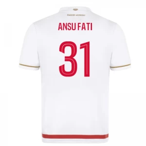 Fotbalové Dresy AS Monaco Ansu Fati #31 2025-26 Domácí Dres Mužské