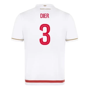 Fotbalové Dresy AS Monaco Dier #3 2025-26 Domácí Dres Mužské