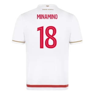 Fotbalové Dresy AS Monaco Minamino #18 2025-26 Domácí Dres Mužské