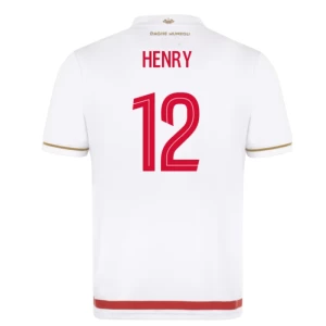 Fotbalové Dresy AS Monaco Thierry Henry #12 2025-26 Domácí Dres Mužské