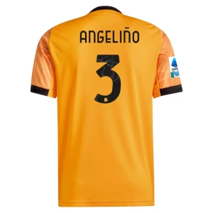 Fotbalové Dresy AS Roma Angelino 3 2025-26 Home 2025-26 Venkovní Dres Mužské