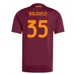 Fotbalové Dresy AS Roma Baldanzi #35 2025-26 Domácí Dres Mužské