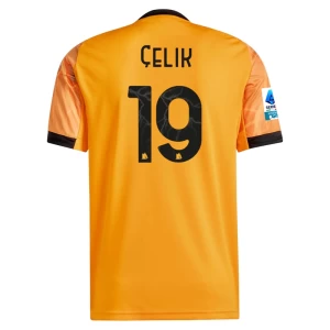 Fotbalové Dresy AS Roma Celik 19 2025-26 Home 2025-26 Venkovní Dres Mužské