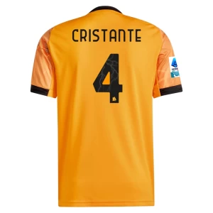 Fotbalové Dresy AS Roma Cristante 4 2025-26 Home 2025-26 Venkovní Dres Mužské