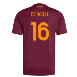 Fotbalové Dresy AS Roma De Rossi #16 2025-26 Domácí Dres Mužské