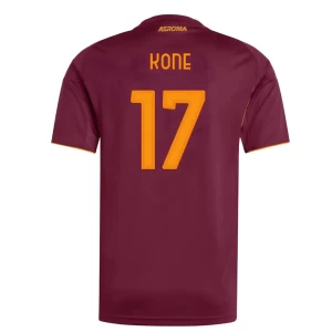 Fotbalové Dresy AS Roma Kone #17 2025-26 Domácí Dres Mužské